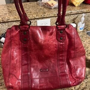 Red Frye purse. Used!